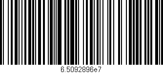 Código de barras (EAN, GTIN, SKU, ISBN): '6.5092896e7'