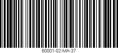 Código de barras (EAN, GTIN, SKU, ISBN): '60001-02-MA-37'