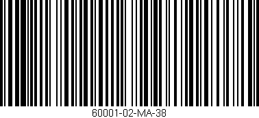 Código de barras (EAN, GTIN, SKU, ISBN): '60001-02-MA-38'