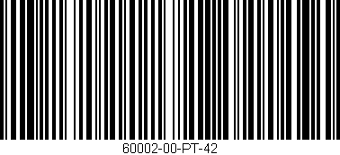 Código de barras (EAN, GTIN, SKU, ISBN): '60002-00-PT-42'