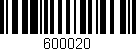 Código de barras (EAN, GTIN, SKU, ISBN): '600020'