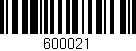 Código de barras (EAN, GTIN, SKU, ISBN): '600021'