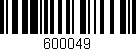 Código de barras (EAN, GTIN, SKU, ISBN): '600049'