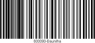 Código de barras (EAN, GTIN, SKU, ISBN): '600090-Baunilha'