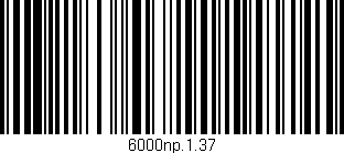 Código de barras (EAN, GTIN, SKU, ISBN): '6000np.1.37'