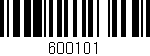 Código de barras (EAN, GTIN, SKU, ISBN): '600101'