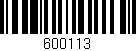Código de barras (EAN, GTIN, SKU, ISBN): '600113'