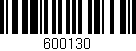 Código de barras (EAN, GTIN, SKU, ISBN): '600130'