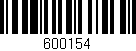 Código de barras (EAN, GTIN, SKU, ISBN): '600154'