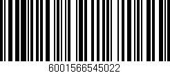 Código de barras (EAN, GTIN, SKU, ISBN): '6001566545022'