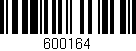 Código de barras (EAN, GTIN, SKU, ISBN): '600164'
