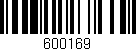 Código de barras (EAN, GTIN, SKU, ISBN): '600169'