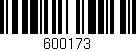 Código de barras (EAN, GTIN, SKU, ISBN): '600173'