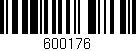 Código de barras (EAN, GTIN, SKU, ISBN): '600176'