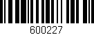 Código de barras (EAN, GTIN, SKU, ISBN): '600227'