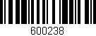 Código de barras (EAN, GTIN, SKU, ISBN): '600238'