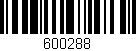 Código de barras (EAN, GTIN, SKU, ISBN): '600288'