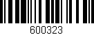 Código de barras (EAN, GTIN, SKU, ISBN): '600323'