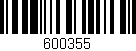 Código de barras (EAN, GTIN, SKU, ISBN): '600355'