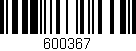Código de barras (EAN, GTIN, SKU, ISBN): '600367'