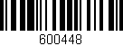 Código de barras (EAN, GTIN, SKU, ISBN): '600448'