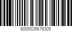 Código de barras (EAN, GTIN, SKU, ISBN): '6005026678305'
