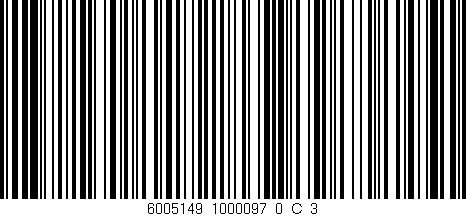 Código de barras (EAN, GTIN, SKU, ISBN): '6005149_1000097_0_C/3'