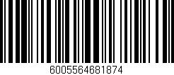 Código de barras (EAN, GTIN, SKU, ISBN): '6005564681874'