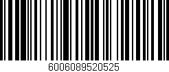 Código de barras (EAN, GTIN, SKU, ISBN): '6006089520525'