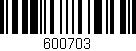 Código de barras (EAN, GTIN, SKU, ISBN): '600703'