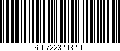 Código de barras (EAN, GTIN, SKU, ISBN): '6007223293206'
