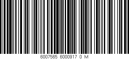 Código de barras (EAN, GTIN, SKU, ISBN): '6007565_6000917_0_M'