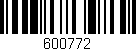 Código de barras (EAN, GTIN, SKU, ISBN): '600772'