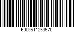 Código de barras (EAN, GTIN, SKU, ISBN): '6008511258570'