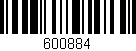 Código de barras (EAN, GTIN, SKU, ISBN): '600884'