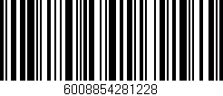Código de barras (EAN, GTIN, SKU, ISBN): '6008854281228'