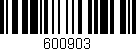 Código de barras (EAN, GTIN, SKU, ISBN): '600903'
