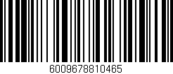 Código de barras (EAN, GTIN, SKU, ISBN): '6009678810465'