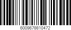 Código de barras (EAN, GTIN, SKU, ISBN): '6009678810472'