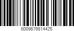 Código de barras (EAN, GTIN, SKU, ISBN): '6009678814425'