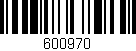 Código de barras (EAN, GTIN, SKU, ISBN): '600970'