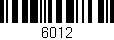 Código de barras (EAN, GTIN, SKU, ISBN): '6012'