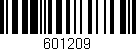Código de barras (EAN, GTIN, SKU, ISBN): '601209'