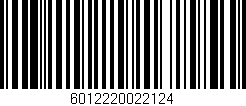 Código de barras (EAN, GTIN, SKU, ISBN): '6012220022124'