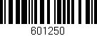 Código de barras (EAN, GTIN, SKU, ISBN): '601250'