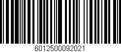 Código de barras (EAN, GTIN, SKU, ISBN): '6012500092021'