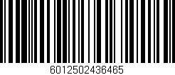 Código de barras (EAN, GTIN, SKU, ISBN): '6012502436465'