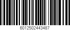 Código de barras (EAN, GTIN, SKU, ISBN): '6012502443487'