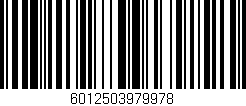 Código de barras (EAN, GTIN, SKU, ISBN): '6012503979978'