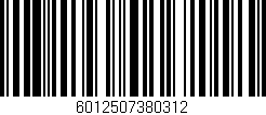 Código de barras (EAN, GTIN, SKU, ISBN): '6012507380312'